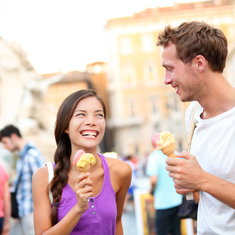 Private golf cart tour rome 6h with Pizza & Gelato: Culinary and sightseeing experience