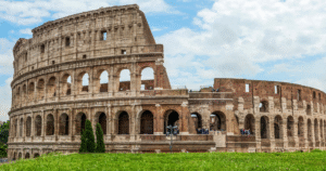 golf cart tour rome - picture of colosseum