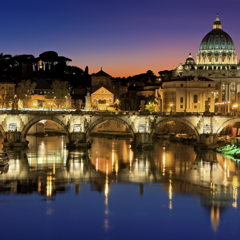 Private golf cart tour rome by Night Sunset: Eternal City at dusk with expert guide – 2 hours