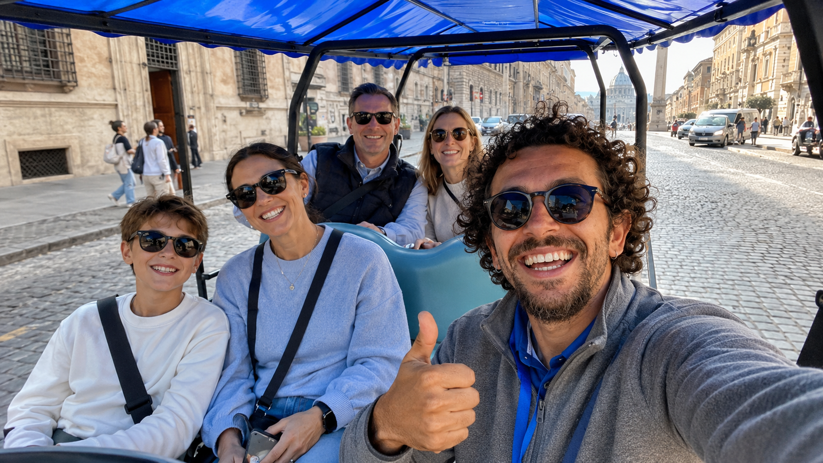 golf cart tour in rome - Aromatour 1