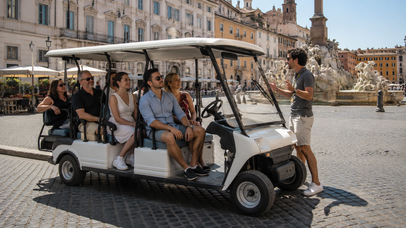 golf cart tour in rome - Aromatour 2