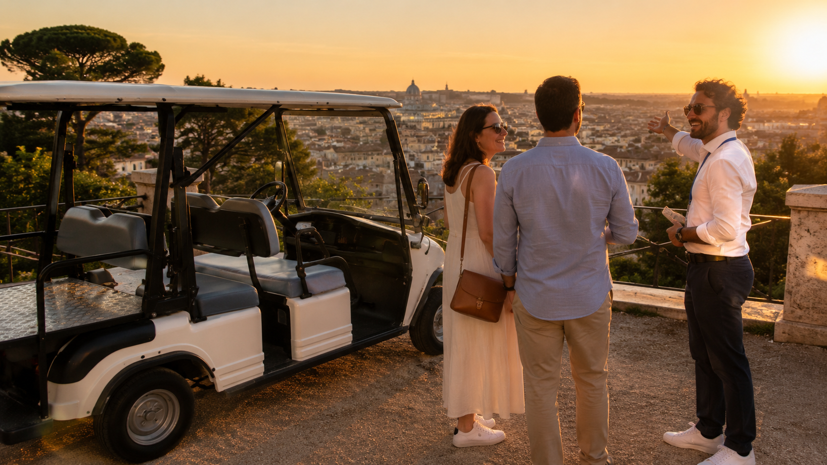 golf cart tour in rome - Aromatour 3