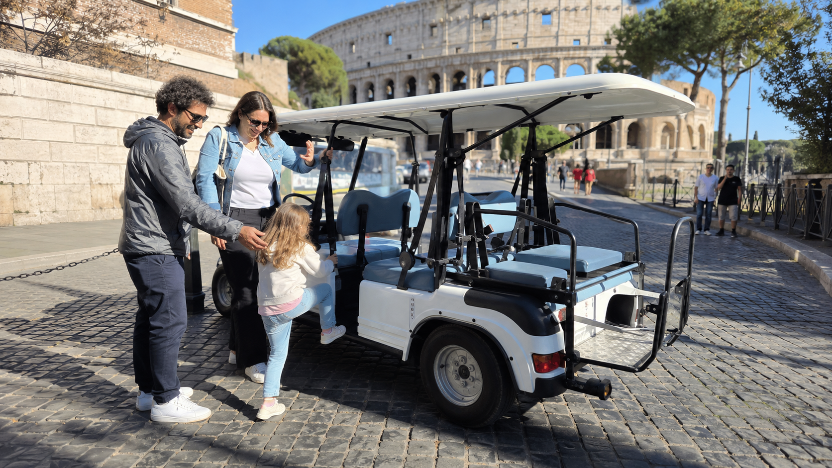 golf cart tour in rome - Aromatour 8